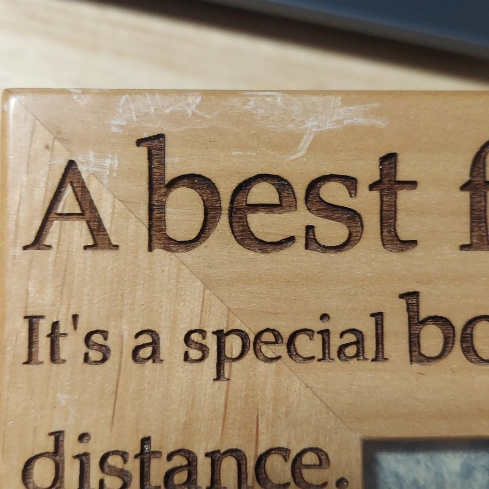 Wooden Friendship Picture Frame 4x6 